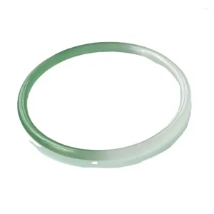 Pulseira média e meio d'água de pulseira de bracelete de caldedônia fêmea meio verde Óleo branco Bracelete.