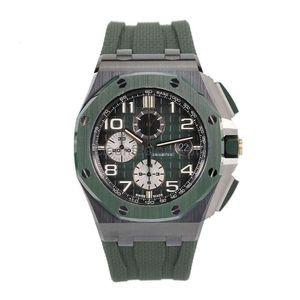 Designer Luxury audemar watch Audemar pigeut piquet Watches Apsf Royals Oaks Wristwatch Complete Box Series New Green Ceramic Automatic Mechanical Men's Watch