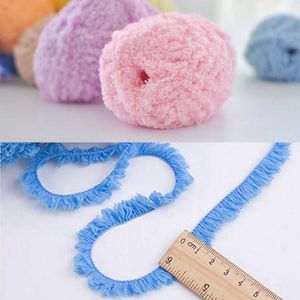1Pc=50g Woolen Plush Coral Velvet Yarn Soft Baby Chunky Giant Knitting Crochet Thread Infant Blanket Sweater Thick Line Freeship