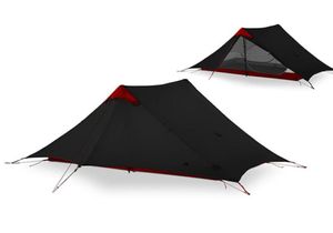 3f Ul Gear Lanshan 2 Percenizador Oudor Ultralight Camping 3 temporada Profissional 15d Silnylon Rodless Tent1251428