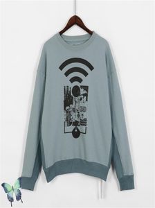 Cav empt Signal Tower طباعة قميص Sweatshirt الرجال نساء من بلوزات القطن Cav Empt High Street غسلت Pullover 2104204160010