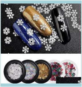 Nail Art Salon Health Beauty Nail Glitter Christmas Snowflake Holographics Sequins Glitters Gold Metal Slices H7XAT3363127