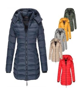 Women039s Downs Parkas Hooded Parkas Women Down Jacket Autumn Winter Coat Classic Fashion Clothes Yellow Red Blue Gray Black Gr5811795