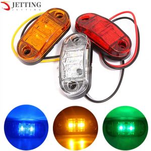 1pc 12V 24V LED LATERLER LUZES DE AVISO AVISO AUTO LUZ AUTOMENTE LUZES EXTERNOS TROCHERNO CURCHING LORRY AMARELO BRANCO LUPLAS DE CAR