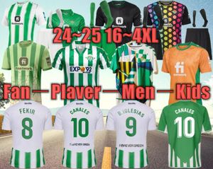 2024 2025 XXXL 4xl Real Betis Isco Soccer koszulki 2024 Joaquin Fekir B.IgleSias Canales Willian J Shirt William Camarasa Juanmi Victor Ruiz Football Mundum 24 25 25 25 25 25 25 25 25 25 25