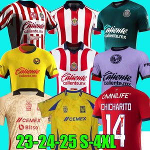 2024 2025 Chivas de Guadalajara Soccer Jerseys 23 24 25 Home Away Third Chicharito Special D.Valdes Giovani Gignac Tigres Uanl Club Amary Adulture Shirts S-4XL