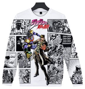 Jojo bisarre äventyr hoodie japanska anime menvinnor roliga tröja harajuku tecknad hip hop vintage kläder male hooded7434283