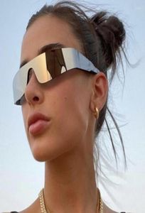 Sonnenbrille 2000er ästhetische y2k Männer ein Stück Sportsbrille Frauen Vintage Wrap um Shades Fashion Punk Goggle Eyewear8024299