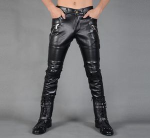 Męskie koreańskie aksamitne zagęszczenie Slim modowe spodnie zimowe Wysokiej jakości Slim Special Pants Pokaz dla piosenkarza Tancerz Stage Nightc2453677