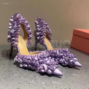 Sandalias Women Sandals Summer 2024 Rhinestone Decor Design Shoes Mature Elegant Temper 4d4