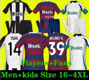 3xl 4xl 24 25 Newcasltes Bruno G. Soccer Jerseys 2024 2025 Wilson Saint Maximin Isak Unitive Football Shirt بعيدا