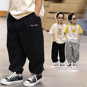 Hose Kinderhose 2024 Frühlingskleidung Koreanischer Junge lässig Jogginghose Style Letter Jungen Sportarten