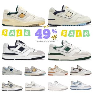 New B550 550 Casual Shoes Mens Women White Green Grey Shadow Cream Black Blue Navy UNC BB550 Evergreen Ballances Rich Paul Silver Brand Designers Trainers Sneakers