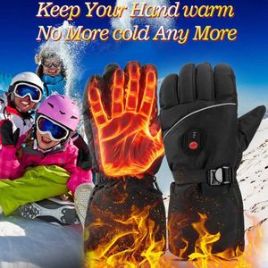 Спортивные перчатки на открытом воздухе лыжные езды теплые перчатки без скольжения. Стабильные теплые перчатки для женщин мужчина Q240525