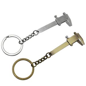 Portable Mini Caliper Tools Key Ring Alloy Vernier Caliper Key Chain Calipers Measuring Gauging Tools Ornaments Rulers 0-40mm