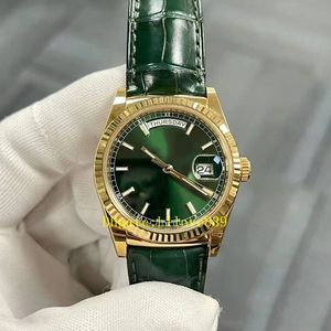 Designer di alta qualità da uomo Orologio esterno Triangolo ANello Triangolo 3155 MECCANICO AUTOMATICO 36 mm Sapphire NASTRO IN MAGLIO DI PERCHITÀ DI PIELLA DI PAZIONE DI PAZIONE 118138 di alta qualità 118138