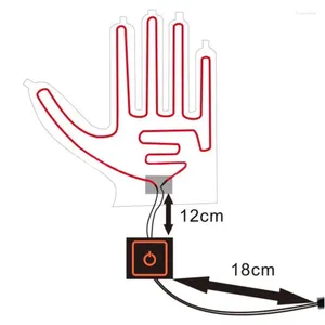 Dywany podgrzewane rękawiczki USB zima ciepłe pięciokrotnie podkładka ogrzewania elektryczna elektryczna