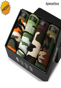 Fashion 2017 Sommer Indoor 4PieceBox Camouflage Gedrucktes Modal Herren Atmungsaktiv MEN039S Boxer Unterwäsche Männer Boxer Shorts LXXXL1712140