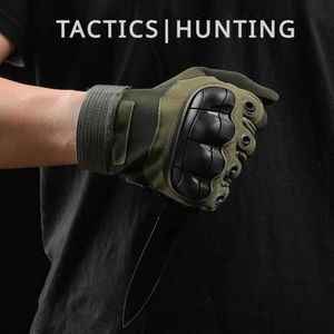 Guanti sportivi Eserciti esterni Guanti senza dito senza dita duri paintball fuoristrada combattimento a caccia di cavalli da trekking mezze guanti q240525