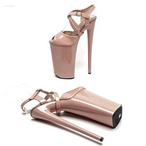 Leecabe s Sandals 26cm/10inches Shiny Patent PU Upper Open Toe High Heel Platform Sexy Exotic Party Pole Dance Shoes Sandal 26cm/10inche 1b4 Shoe