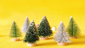 New arrivals12 pcs6 big plus 6 smalllittle Christmas treesminiaturescute fairy gardengnomemoss terrarium home decorcrafts6770199