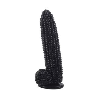 Massagear milho anal plug insert ânus para homens masturbando vegetais vibrudo brinquedos sexuais para mulheres massagear o jogo de sucção da GSPOT 2775318