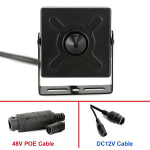 H.265 3MP 4MP 5MP 8MP POE Audio IP -kamera 3,7 mm mini CCTV ONVIF P2P IP -kamera för PoE NVR -system inomhus hemsäkerhetsöversikt