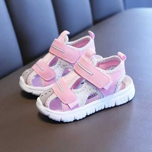 First Walkers Summer baby sandals for girls boys soft bottom cloth children shoes fashion little kids beach sandals toddler shoes Q240525