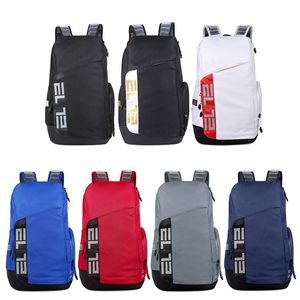 Hoops Elite Pro Almofada Aérea Esportes Esportes de Backpack Sacos Multifuncionais de Viagem à prova d'água Treinamento de bolsa de laptop Treinamento de corrida Backpack Backpack Pacote de fundo ao ar livre 2024