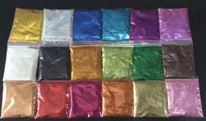 26 Colors Holographic Glitter Powder Shining Sugar Nail Glitter Dust Chrome Powder For Nail Art Decorations 10gpack1501555
