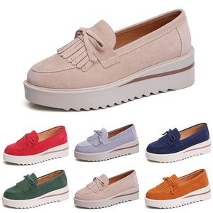 Style10 GAI Kadınlar Sıradan Ayakkabı Platformu Sneaker Sweet üzerinde Siyah Kahverengi Bej Kırmızı Yeşil Donanma Mor Fildişi Kadın Moda Eğitmeni Spor Ayakları Açık Mekan Jogging Walking