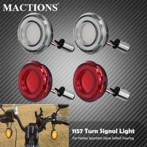 Motocykl Turn Signal Regulation LED Light Light 1156 1157 Bullet Style dla Harley Sportster Touring Breakout Fat Boy Softail