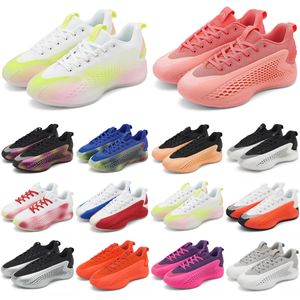 2024 AE 1 Low New Wave Mcdonalds Men Basketball Shoes Ae1 Anthony Edwards All Star MX Charcoal Velocity Blue Pearlized Pink Georgia Red Sports Trainners Shoe Size 40-46