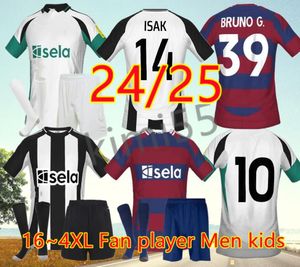 16-4XL NEW CASTLE SHELVEY Soccer Jerseys 24 25 WILSON ISAK NUFC home JOELINTON TRIPPIER 2024 2025Football Shirt MAXIMIN top Men Kids Jersey kit sets ALMIRON WILSON