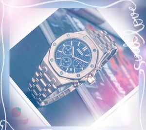 Berühmte Linie Skelett -Zifferblatt Luxus Mode Crystal Men Watches 43mm Quarz großes Zifferblatt Tischatmosphäre Business Schweiz Uhr Uhr Groß- und Einzelhandel Geschenke