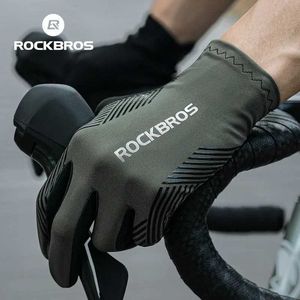 Спортивные перчатки RockBros Летние велосипедные перчатки дышащие MTB Road Bike без скольжения.