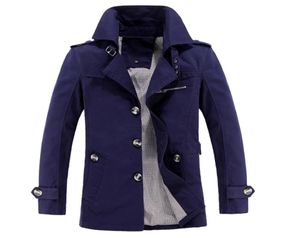 Whole Men trench fashion winter jacket down parka windproof coats plus size 5XL four color6382019