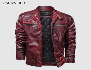 2020 Nya herrläderjackor Autumn Leather Coats Casual Motorcykeljacka Male Biker Jackor EU Size Drop4675933