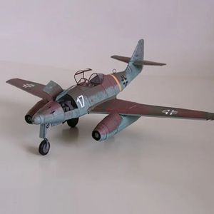 1 33 Messerschmitt ME-262 Schwalbe Turbo Stormbird Paper Model модель самолета