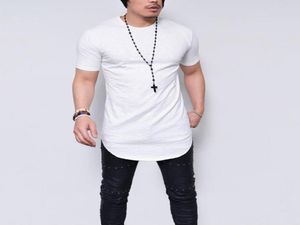 スタイル2019メンズニューラウンドカラー半袖Tシャツ男性ロングヨーロッパと米国のシャツ5200440