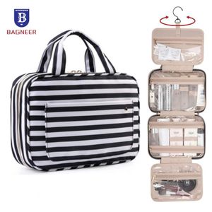 Foldable Travel Organizer Hanging Toiletry Makeup Bag Women Cosmetic Make Up Storage Waterproof Beauty Pouch Men Bathroom Case 240517