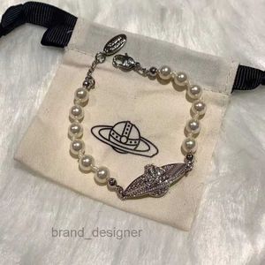 Braccialetti di fascino in perline di designer di lusso saturno braccialetti di perle catena femminile con classica dorata da 18k classclip calip calip