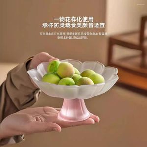 TEA TRAYS HIGHT FOOT LOTUS FRUIT PLATE SABEBORD HUSHUSHUSHET