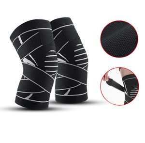 Sports Fitness Knitted Knee Support Pads Bandage Braces Elastic Nylon Sport Compression Sleeve for Basketball1176893