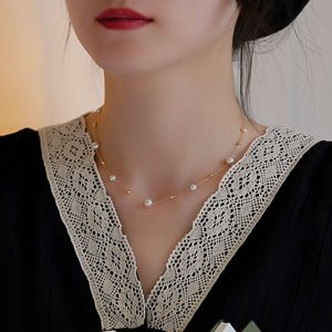пресноводное звездное натуральное ожерелье Дизайн модной женской подвесной жемчужной цепь