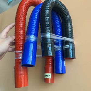 Black Red Blue ID 30-100mm Universal Silicone Flexibel slang Vatten Radiatorrör för luftintag Högtryck Gummi Joiner-rör