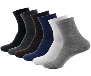 Whole Good Elasticity New Autumn Winter Warm Socks Casual Style Black Gray White 6 Colors Fitted Classical Sock For Men 2568004
