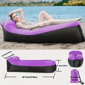 Party Supplies Outdoor Portable Inflatable Sofa Air Inflatables Lounger Blow Sleeping Bag Couch Hiking Picnics Backyard Tool