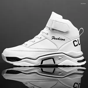 Casual Shoes Parzival Men Sneakers Classic High Top Vulkaniserad bekväm man vit plattform Clunky Sneaker Board