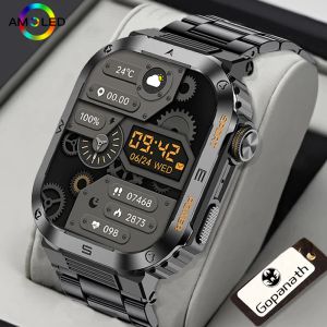 Rugged e durável Smart Watch IP68 à prova d'água 2.01 '' Display Bluetooth Voice Smart Watch For Android iOS Xiaomi